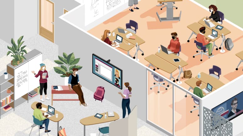 AULAS Y ESPACIOS COMUNES